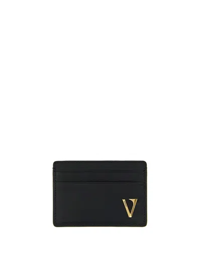 Versace Card Holder In Black