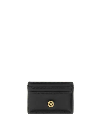 Versace Card Holder Jellyfish Biggie In Black
