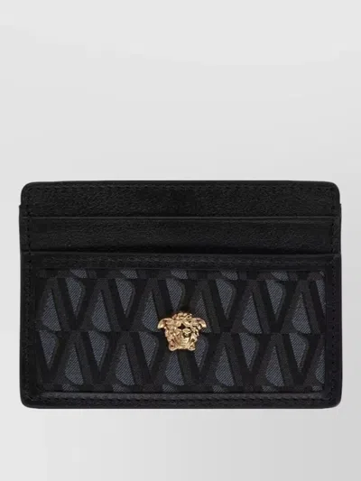 Versace Card Holder Jellyfish Textured Pattern Design