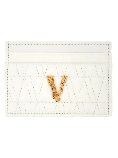 Versace Card Holder Virtus In White