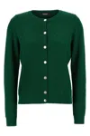 Versace Cardigan Pattern V Sweaters And Cardigans Green In Green