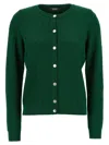 Versace Cardigan Pattern V Sweaters And Cardigans Green In Green