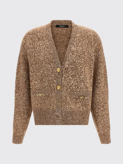 VERSACE 针织开衫 VERSACE 女士 颜色 米色,H30678022