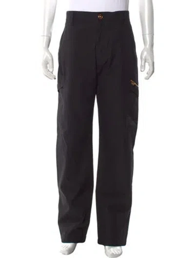 Pre-owned Versace Cargo Pants In Black