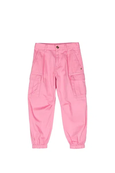 Versace Kids' Cargo Pants In Rose