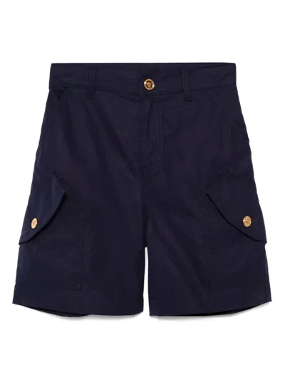 Versace Kids' Cargo Shorts In Blue