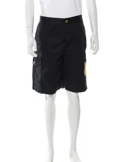 Pre-owned Versace Cargo Shorts In Gray