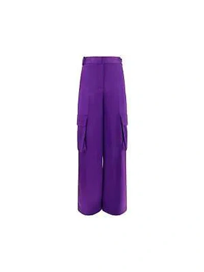 Pre-owned Versace Cargo Trousers In Purple