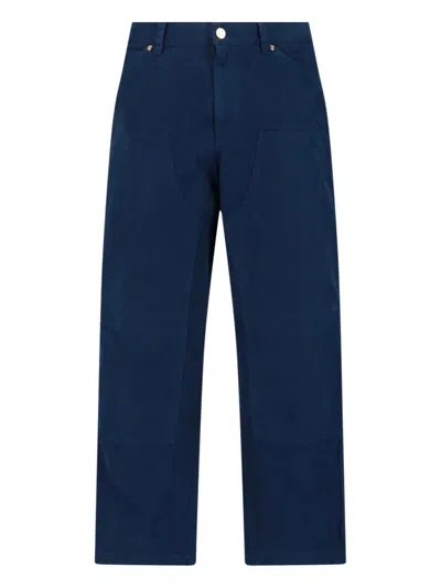 Versace Carpenter Pants In Blue