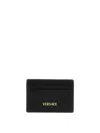 Versace Tag Logo Card Holder In Multicolour