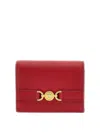 Versace Medusa Wallet In Red
