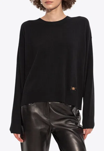 Versace Cashmere-blend Knit Boxy Sweater