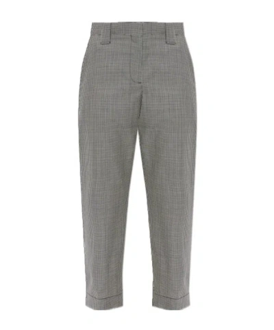Versace Casual Pants With Belt Loops In Gray