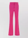 Versace Casual Trousers With Back Pocket And Belt Loops In Pink