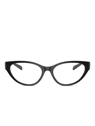 Versace Cat-eye Frame Glasses In Black