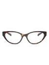 Versace Cat-eye Frame Glasses In Brown
