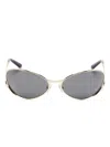 Versace Cat-eye Frame Sunglasses In Gold