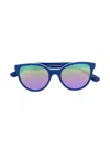 Versace Cat Eye-frame Sunglasses In Blue