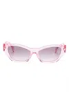 Versace Cat Eye-frame Sunglasses In Pink