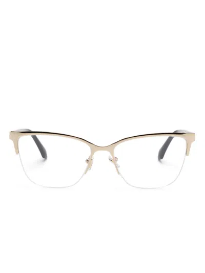 Versace Cat-eye Glasses In Gold