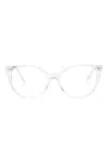 Versace Cat-eye Glasses In Neutrals