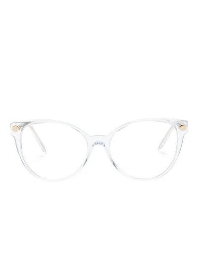 Versace Cat-eye Glasses In Neutrals