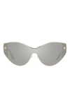 Versace Cat Eye Shield Sunglasses In Multi