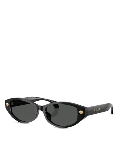 Versace Cat Eye Sunglasses, 54mm In Black