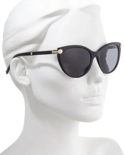 Pre-owned Versace Cat Eye Sunglasses In Blue