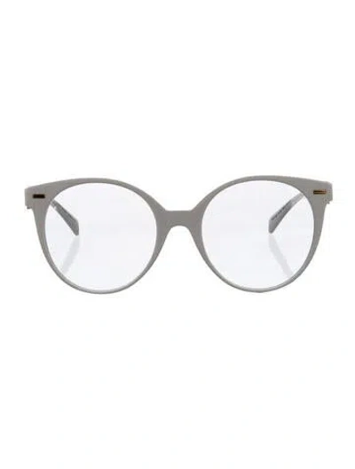 Pre-owned Versace Cat-eye Eyeglasses In White