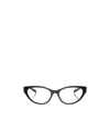 Versace Cat-eye Frame Glasses In Black