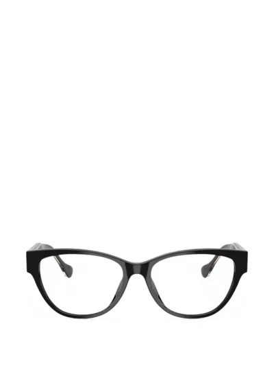 Versace Cat-eye Frame Glasses In Black