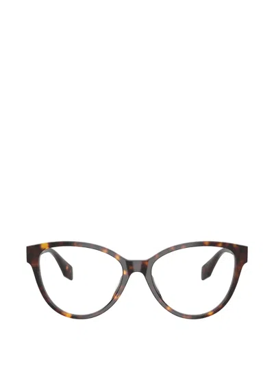 Versace Cat-eye Frame Glasses In Braun