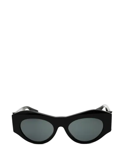 Versace Cat-eye Frame Sunglasses In Black