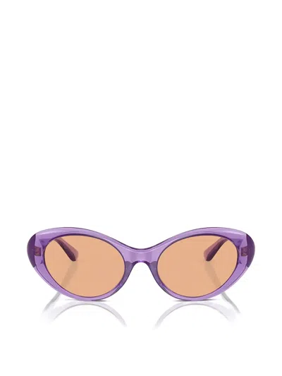 Versace Cat-eye Frame Sunglasses In Pink