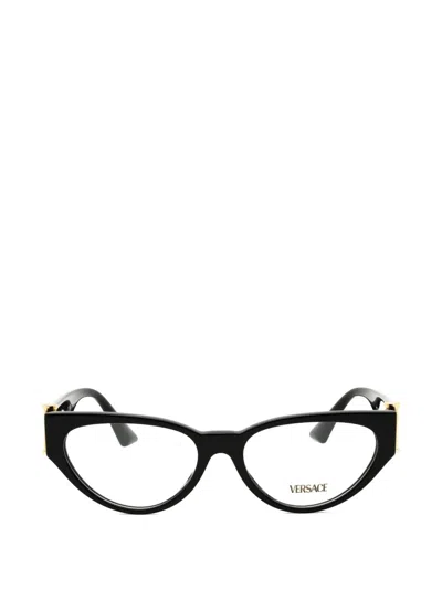 Versace Cat-eye Glasses In Black