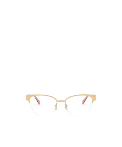 Versace Cat-eye Glasses In Gold