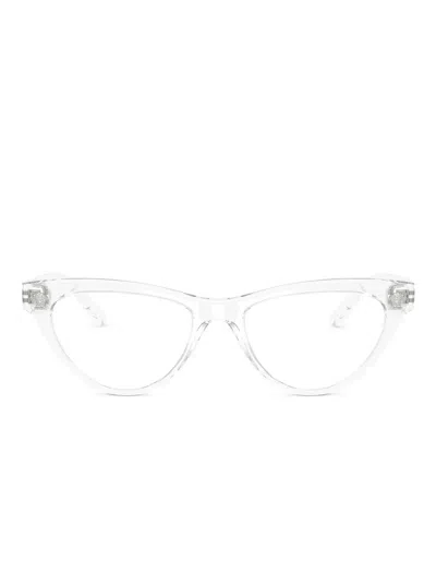 VERSACE CAT-EYE LOGO GLASSES