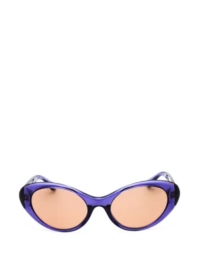 Versace 0ve4455u Cat Eye Sunglasses In Purple