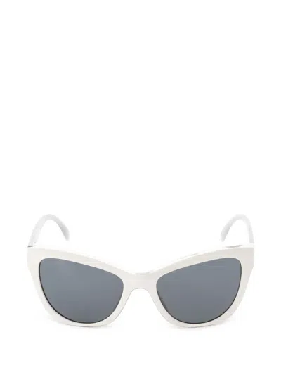 Versace Cat-eye Sunglasses In Blue