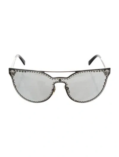 Pre-owned Versace Cat-eye Tinted Sunglasses In Multi