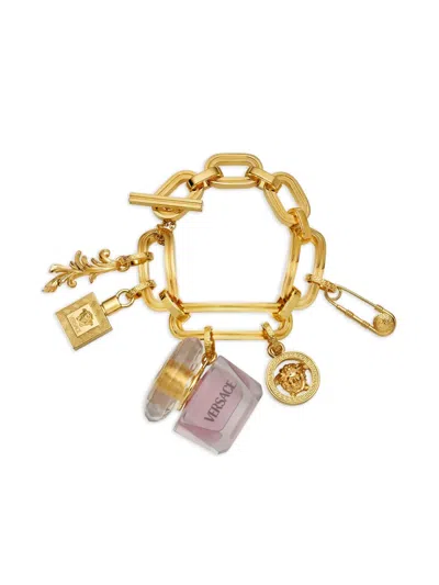 Versace Bracelet Bright Crystal In Yellow