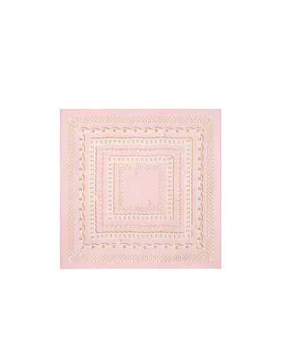 Versace Large Silk Chain Pattern Square Scarf In Multicolor