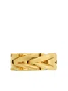 Versace Chain-link Ring In Gold
