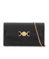 Versace Chain-linked Mini Shoulder Bag In Black
