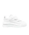 Versace Odissea Caged Rubber Medusa Sneakers In White