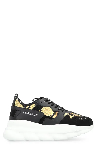 Versace Chain Reaction Oversize Sneakers In Multi
