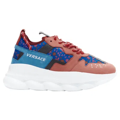 Versace Chain Reaction Salehe Bembury Medusallion Sneaker In Red