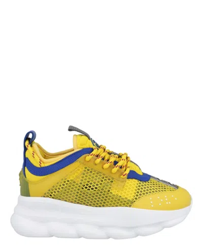 Versace Chain Reaction Sneakers In Multi