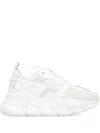 Versace Chain Reaction Oversize Sneakers In White
